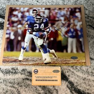OJ Anderson New York Giants Autographed 8x10 Photograph